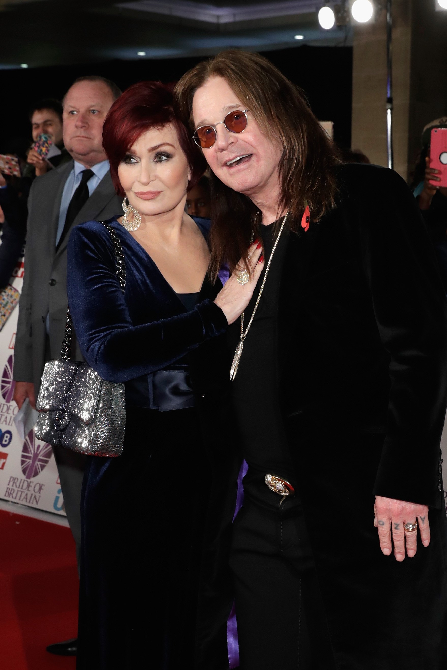 Sharon Osbourne and Ozzy Osbourne attend the Pride Of Britain Awards at Grosvenor House, on October 30, 2017, in London, England. | Source: Getty Images.