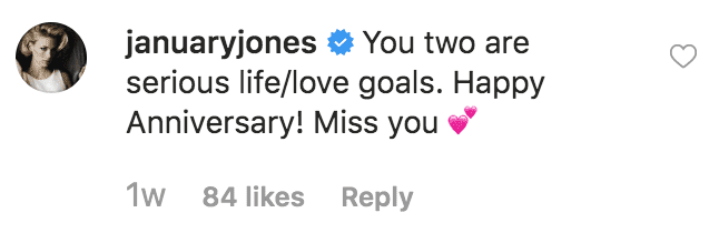 January Jones comments on Mary Steenburgen's 24 year anniversary message to Ted Danson | Source: instagram.com/mary_steenburgen