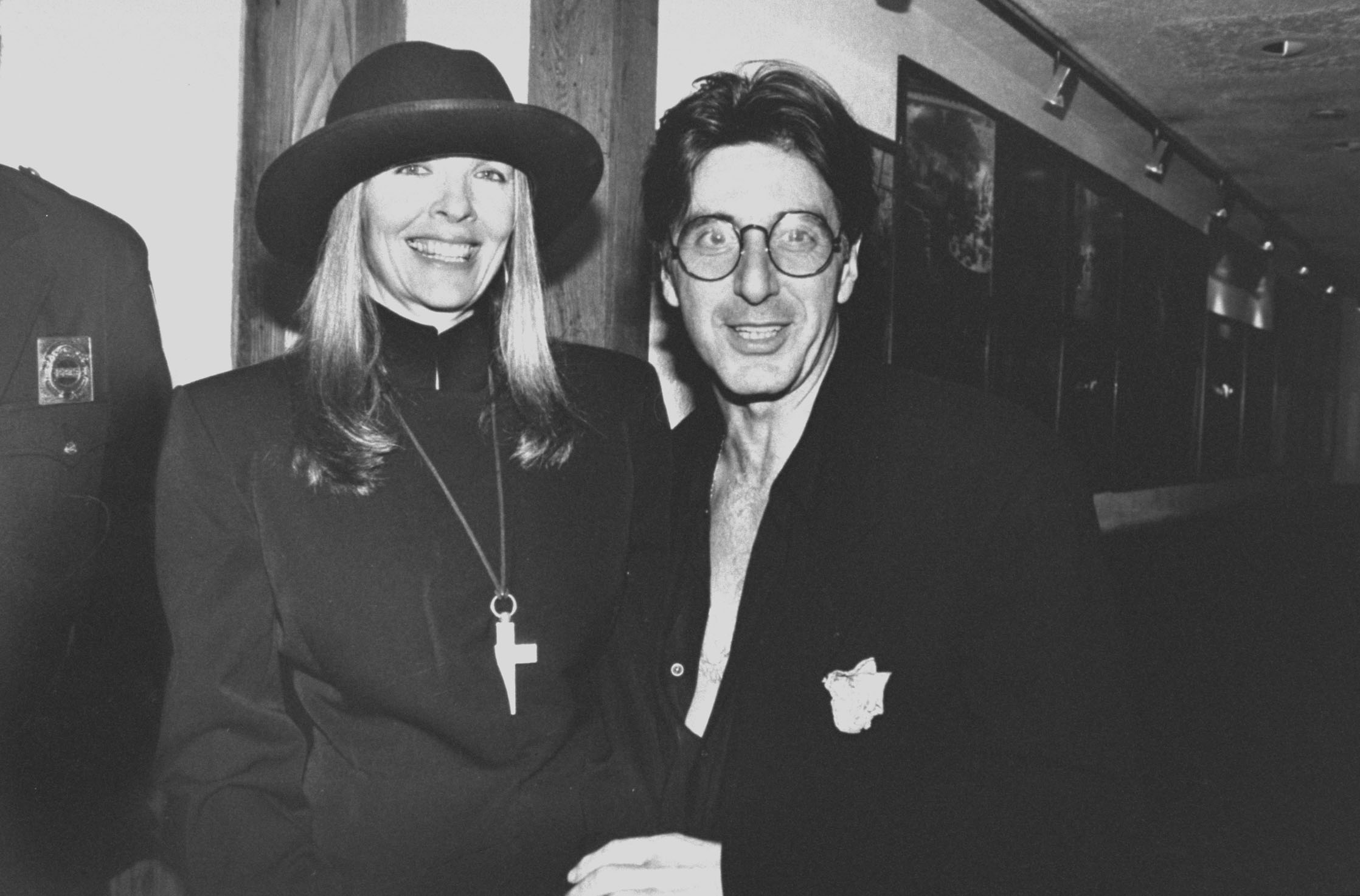 Al Pacino with Diane Keaton at the screening of his movie, "Sea of Love" | Source: Getty Images