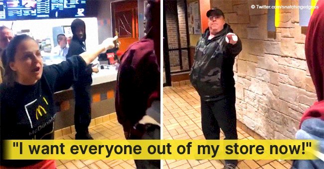 White man allegedly flashes gun on Black youngsters at McDonald's as manager forces teens out