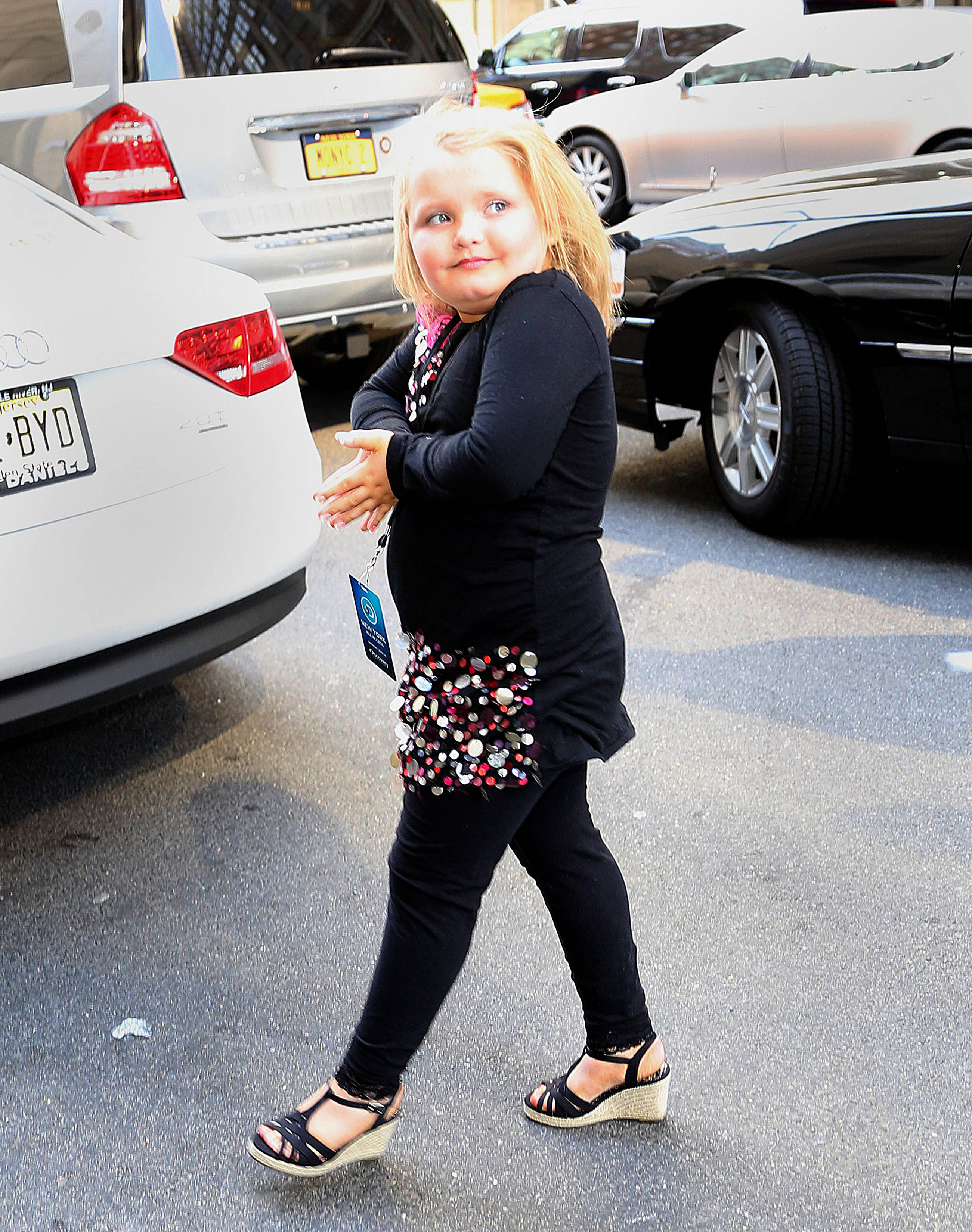 Alana Thompson spotted on April 4, 2013, in New York. | Source: Getty Images