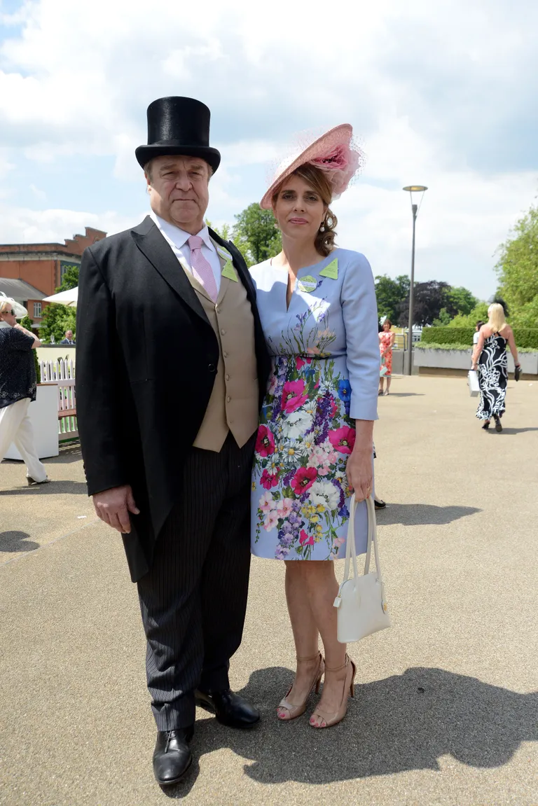 John Goodman and wife Anna Beth Hartzog attend the Royal Ascot in Ascot, England on June 16, 2015 | Source: Getty Images