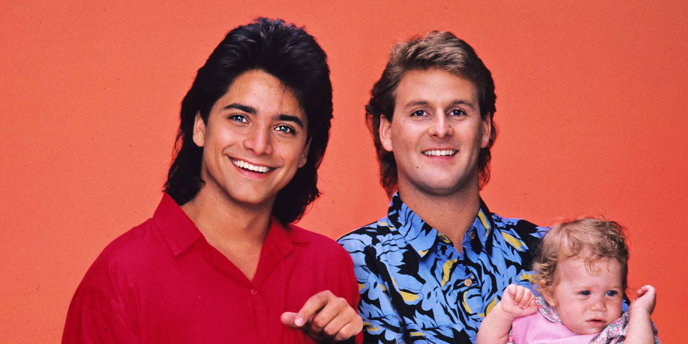 Dave Coulier and John Stamos on the Set of "Full House" | Source: Getty Images