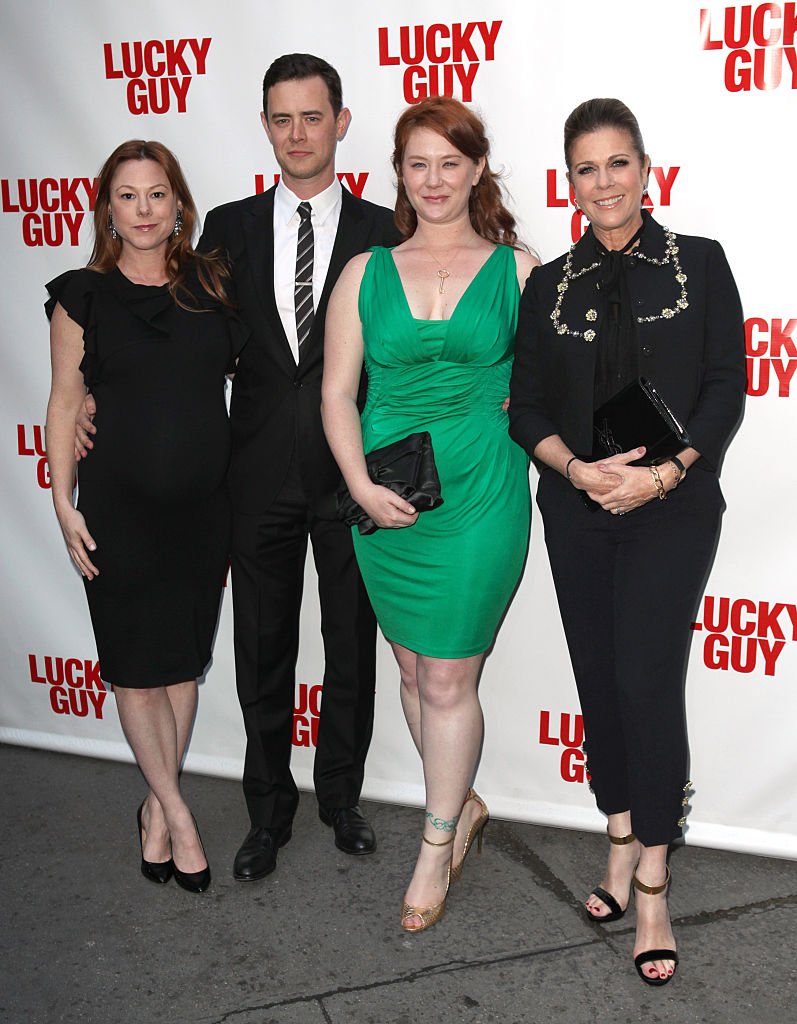 Samantha Bryant, Colin Hanks, Elizabeth Ann Hanks, and Rita Wilson attending the Broadway Opening Night Performance of "Lucky Guy" in New York City on April 1, 2013 | Photo: Getty Images