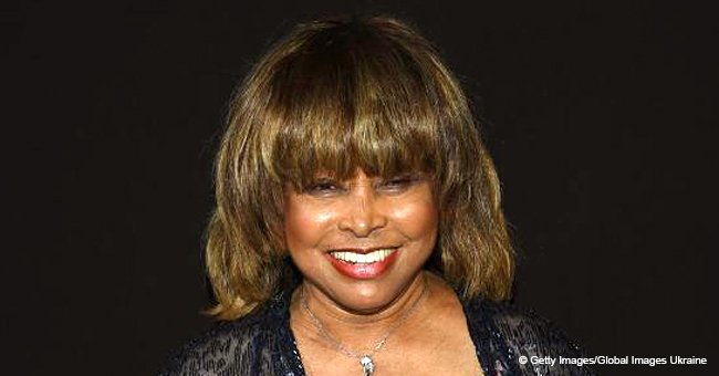 Tina Turner Stuns in Black Suit & Large Faux-Fur Hat after Premiere of Touring Musical 'TINA'