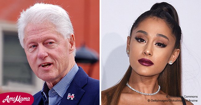 Comedian mocks Bill Clinton for ogling at Ariana Grande