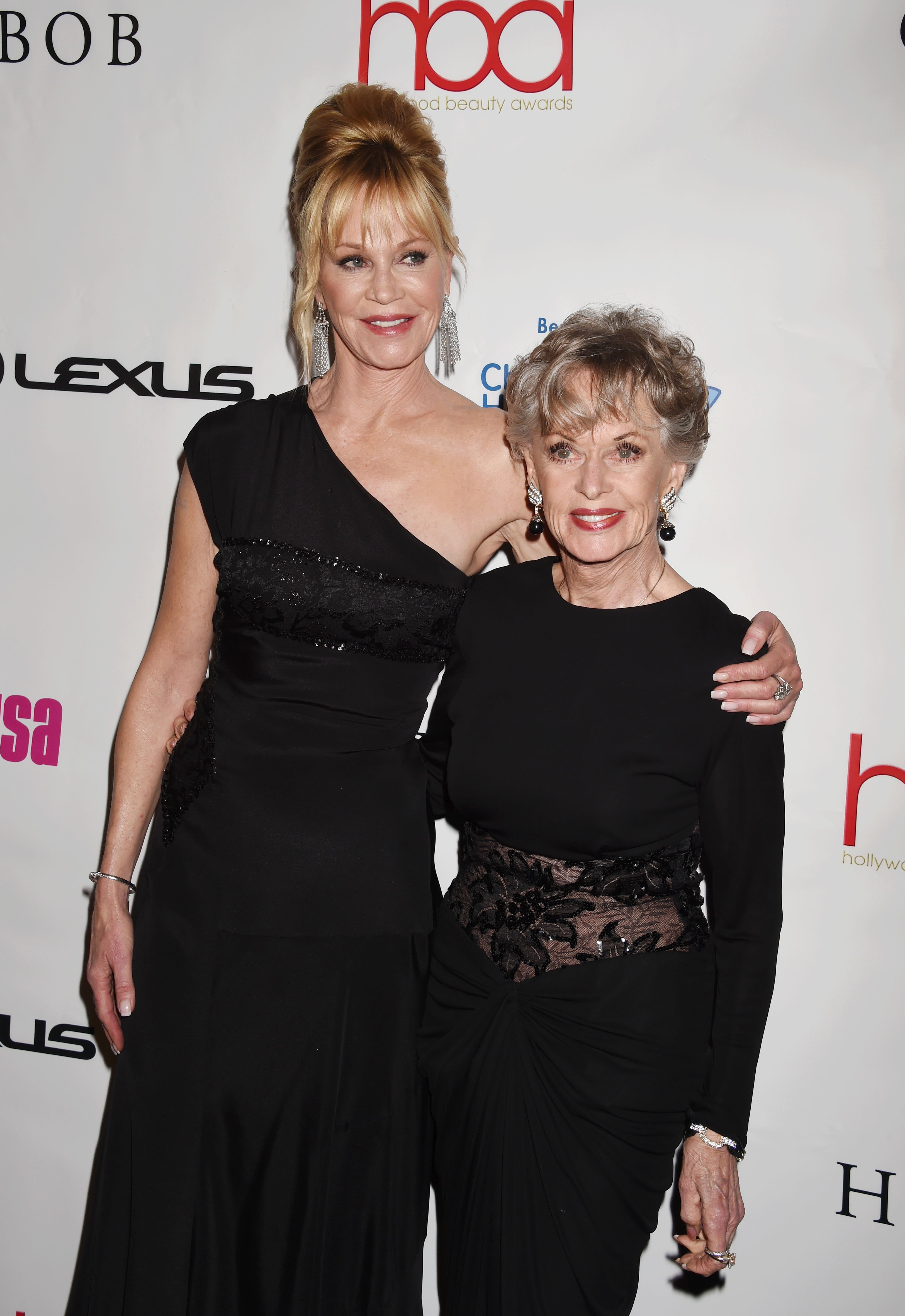 Actress Melanie Griffith and mother actress Tippi Hedren attend the 2nd Annual Hollywood Beauty Awards benefiting Children's Hospital Los Angeles at Avalon Hollywood on February 21, 2016 |Photo: Getty Images