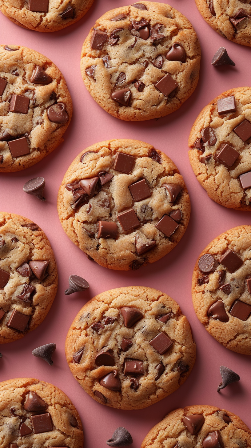 A batch of chocolate chip cookies | Source: Midjourney