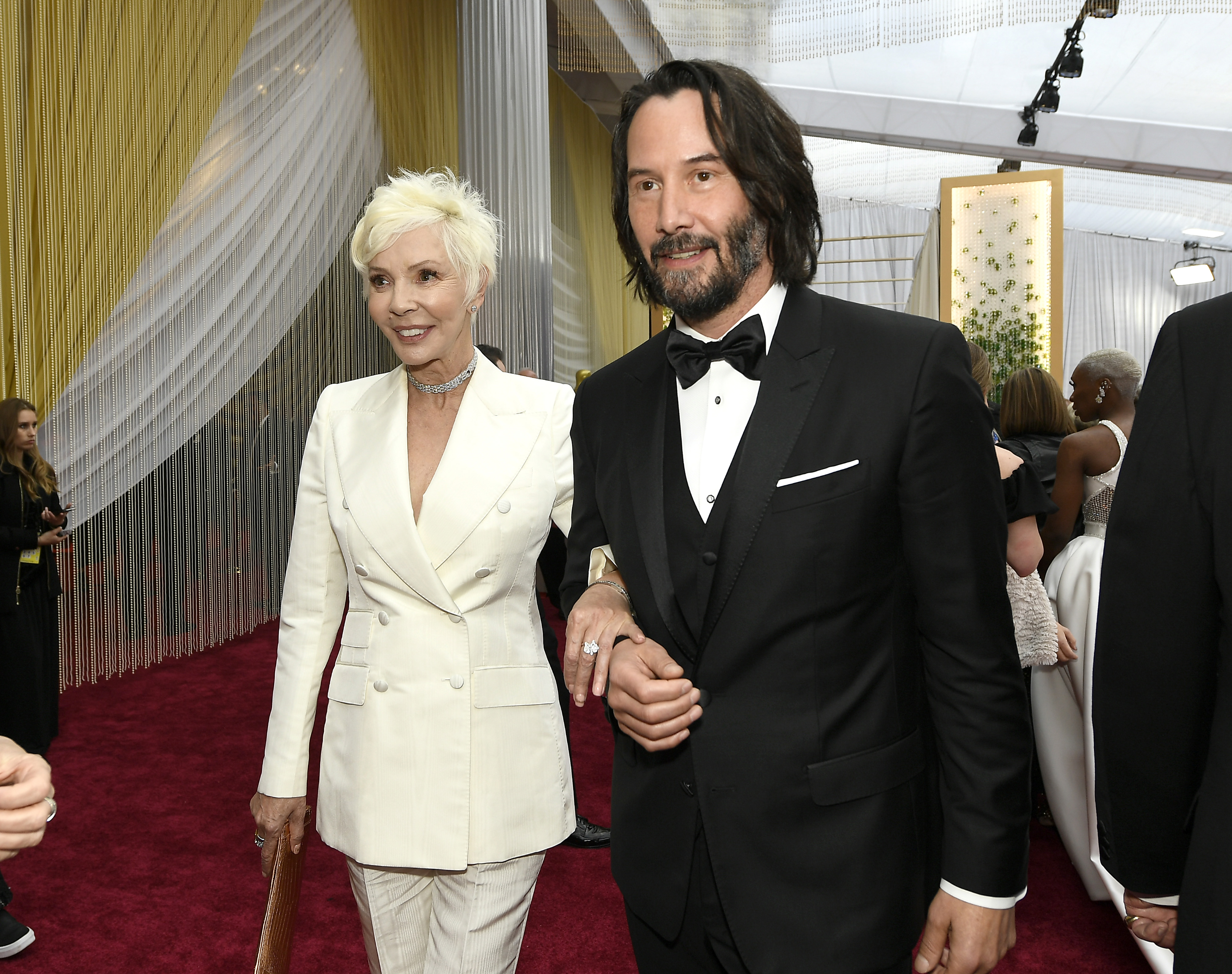Patricia Taylor und Keanu Reeves besuchen die 92. Annual Academy Awards im Hollywood and Highland am 09. Februar 2020 in Hollywood, Kalifornien | Quelle: Getty Images