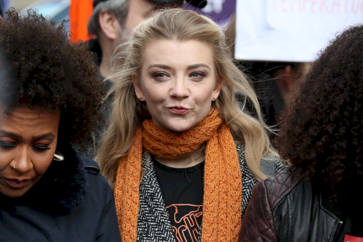 Natalie Dormer during the International Women's Day March Photo: Getty Images