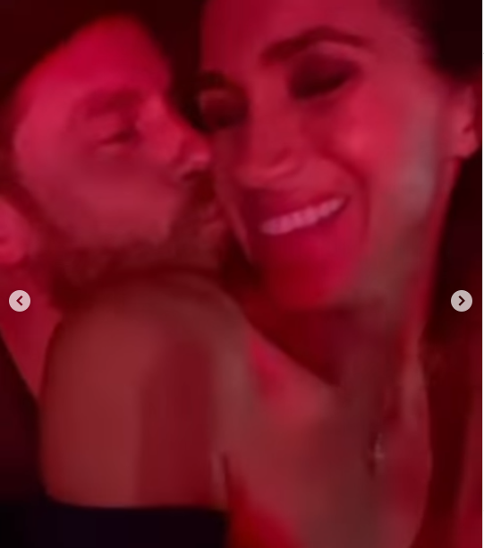 Prince Harry planting a kiss on Meghan's check while attending Beyonce's concert in Los Angeles posted on May 10, 2025 | Source: Instagram/meghan