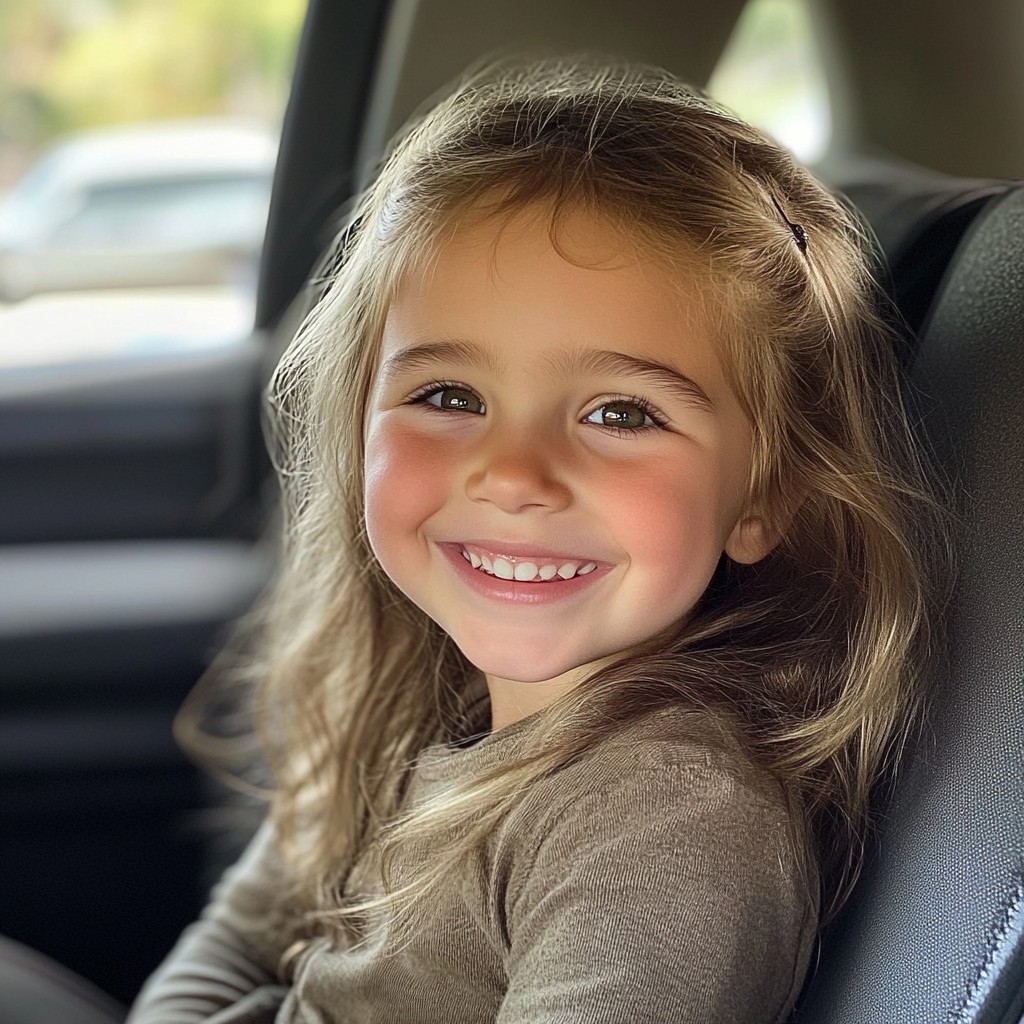 A smiling little girl | Source: Midjourney