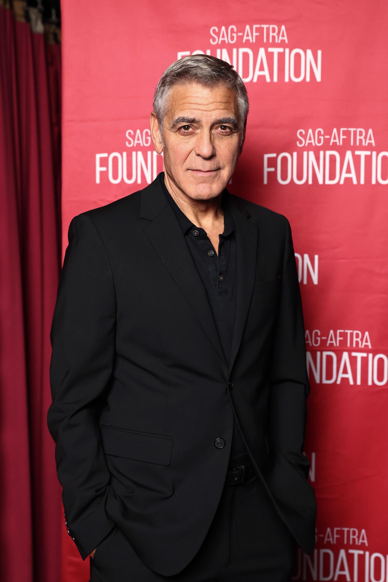 George Clooney at the SAG-AFTRA Foundation Conversations in Beverly Hills, California on November 10, 2025. | Source: Getty Images