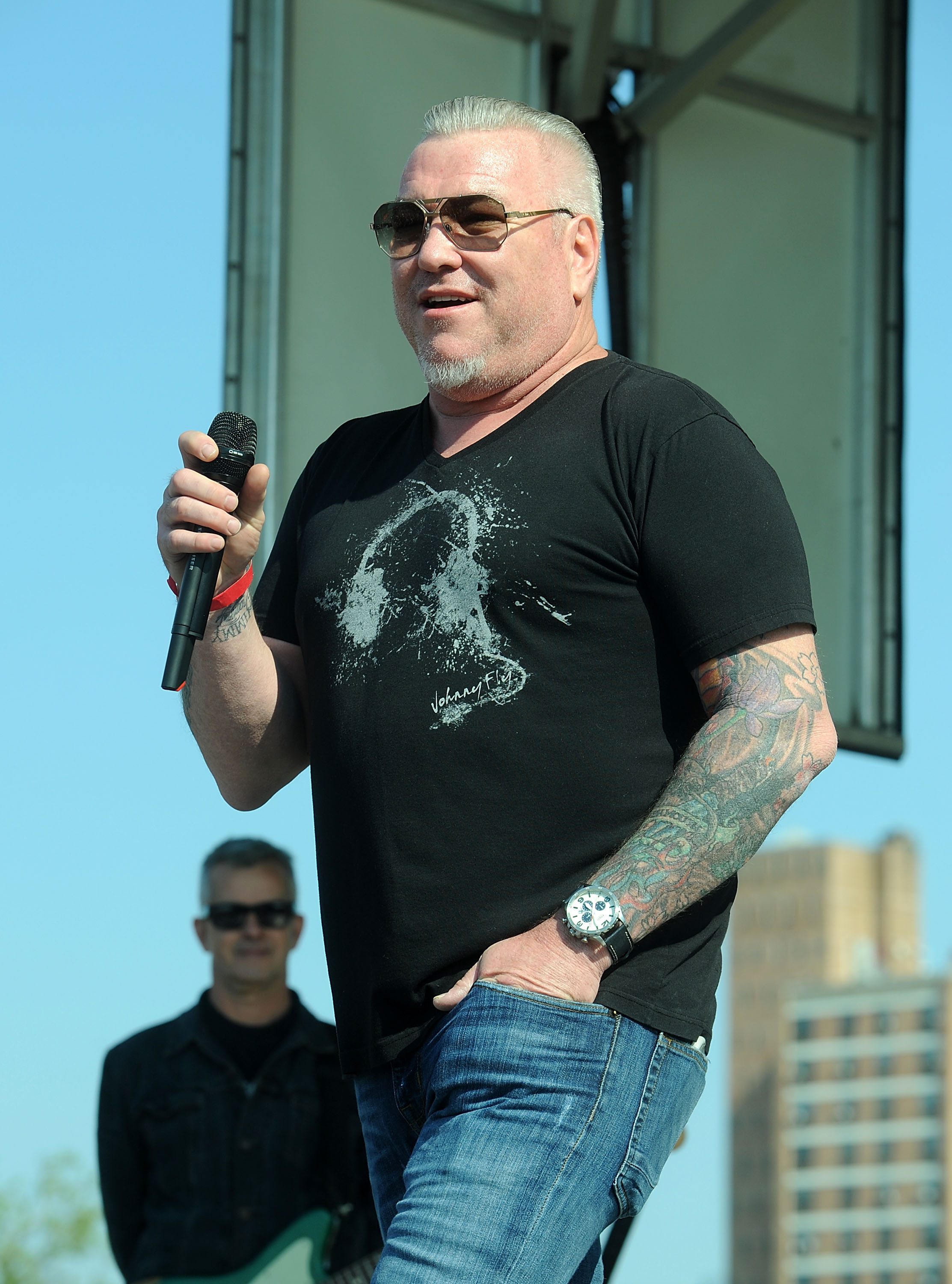 Steve Harwell bei WCBS FM Shannon In The Morning Summer Blastoff in New York City, 2018 | Quelle: Getty Images
