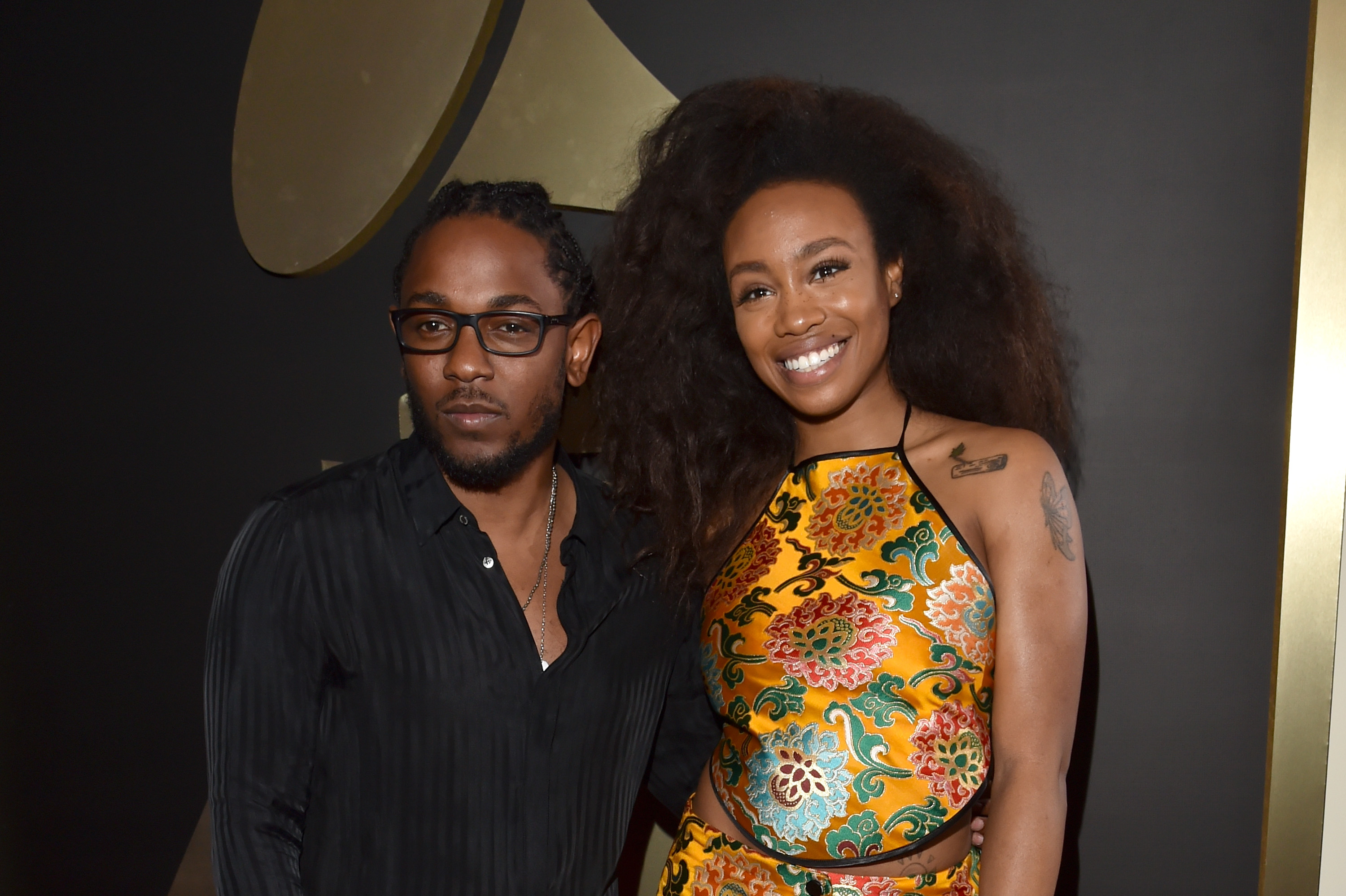 Kendrick Lamar and SZA at The 58th Grammy Awards on February 15, 2016, in Los Angeles, California. | Source: Getty Images