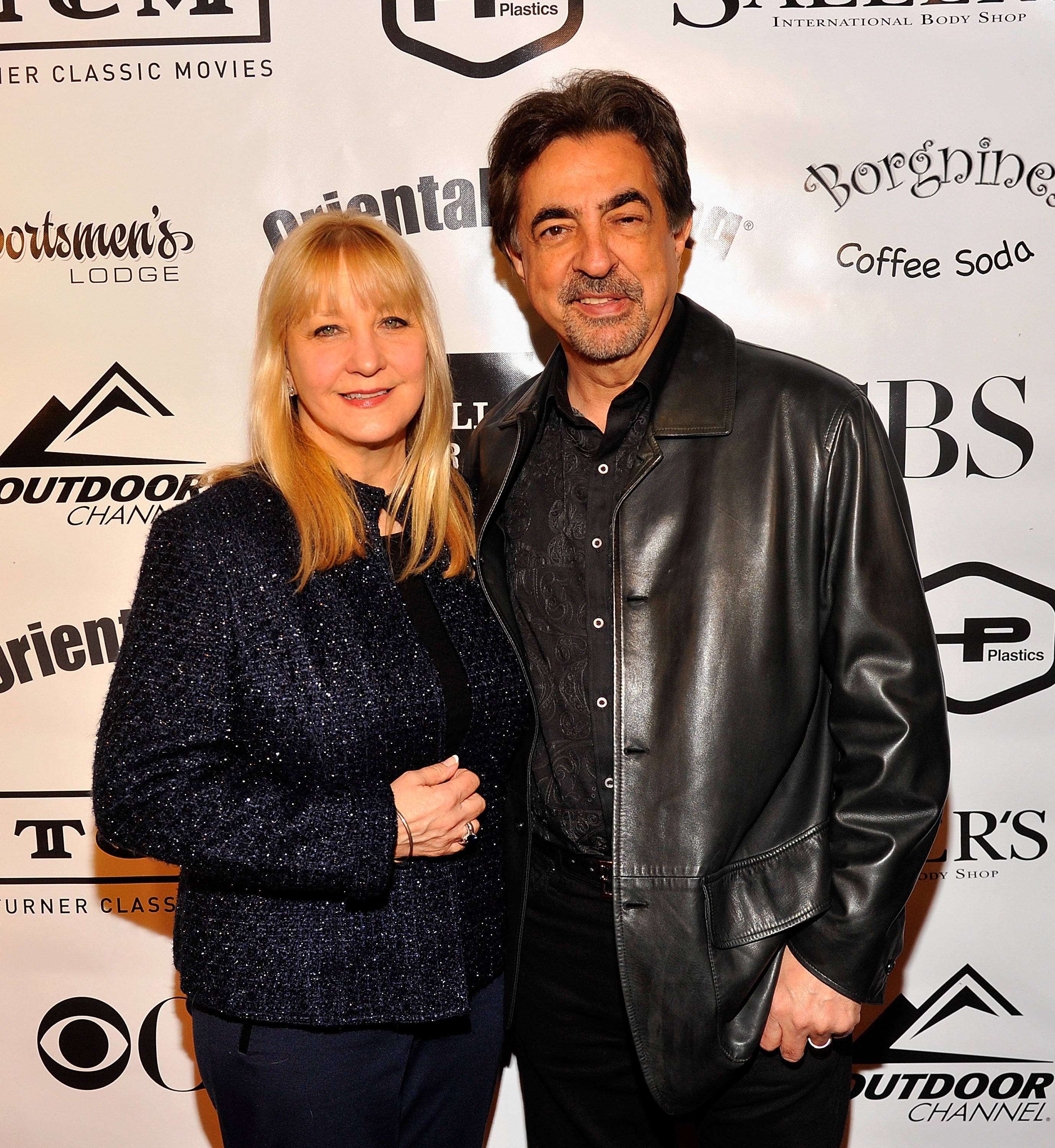 Joe Mantegna and Arlene Vrhel at the 2nd annual Borgnine Movie Star Gala honoring Joe Mantegna on February 1, 2014 | Source: Getty Images