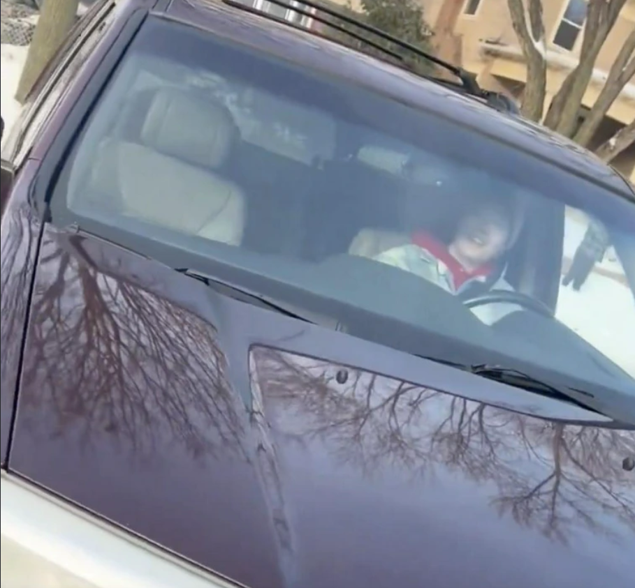 Renee Good sitting inside her car, from a video post dated January 9, 2026. | Source: YouTube/FoxNews