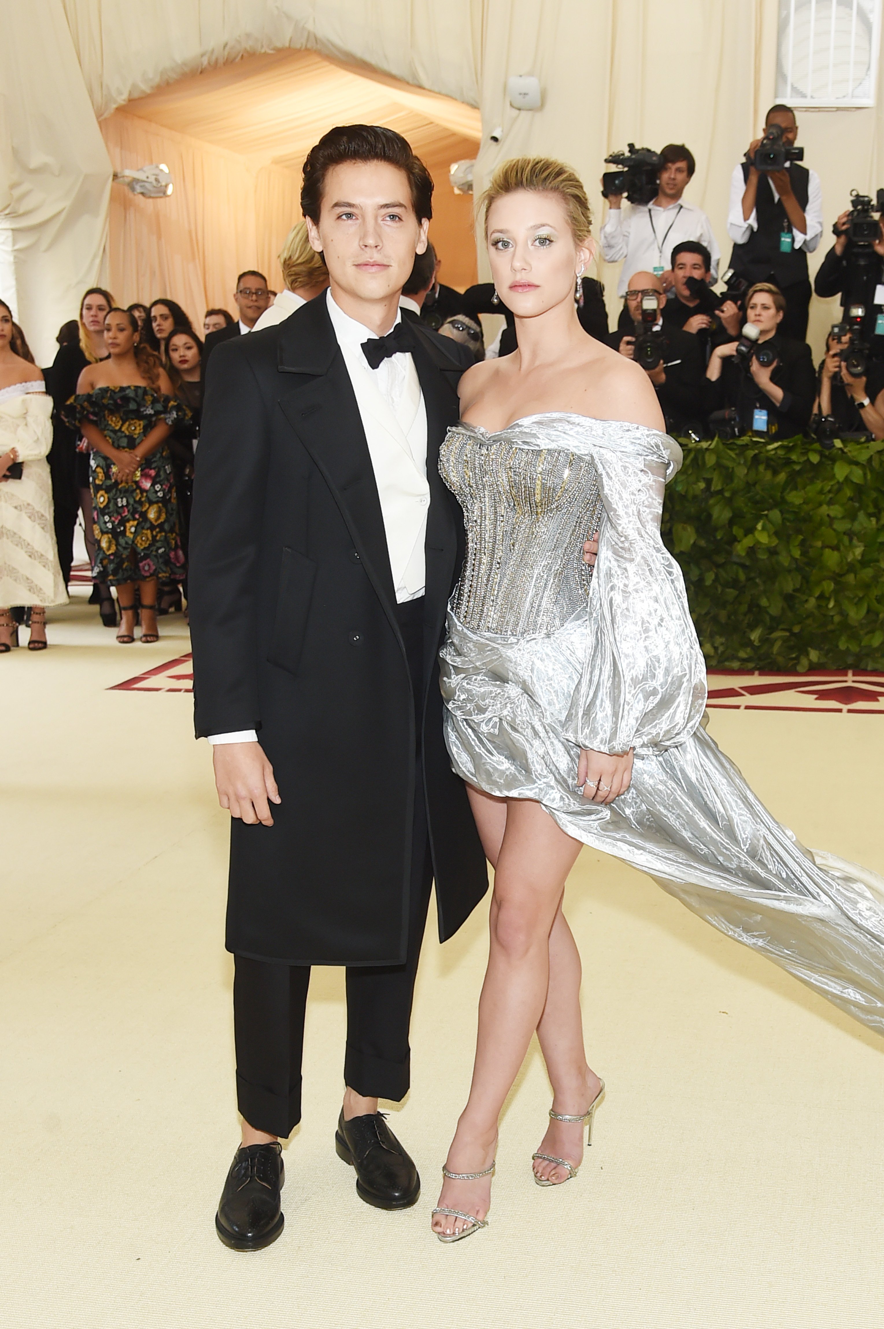 Cole Sprouse and Lili Reinhart attend the Met Gala on May 7, 2018, in New York City. | Source: Getty Images