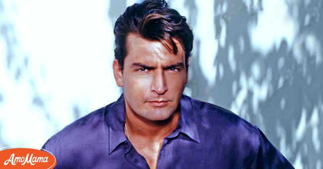 Actor Charlie Sheen poses in Los Angeles, California Circa 1987 | Source: Getty Images