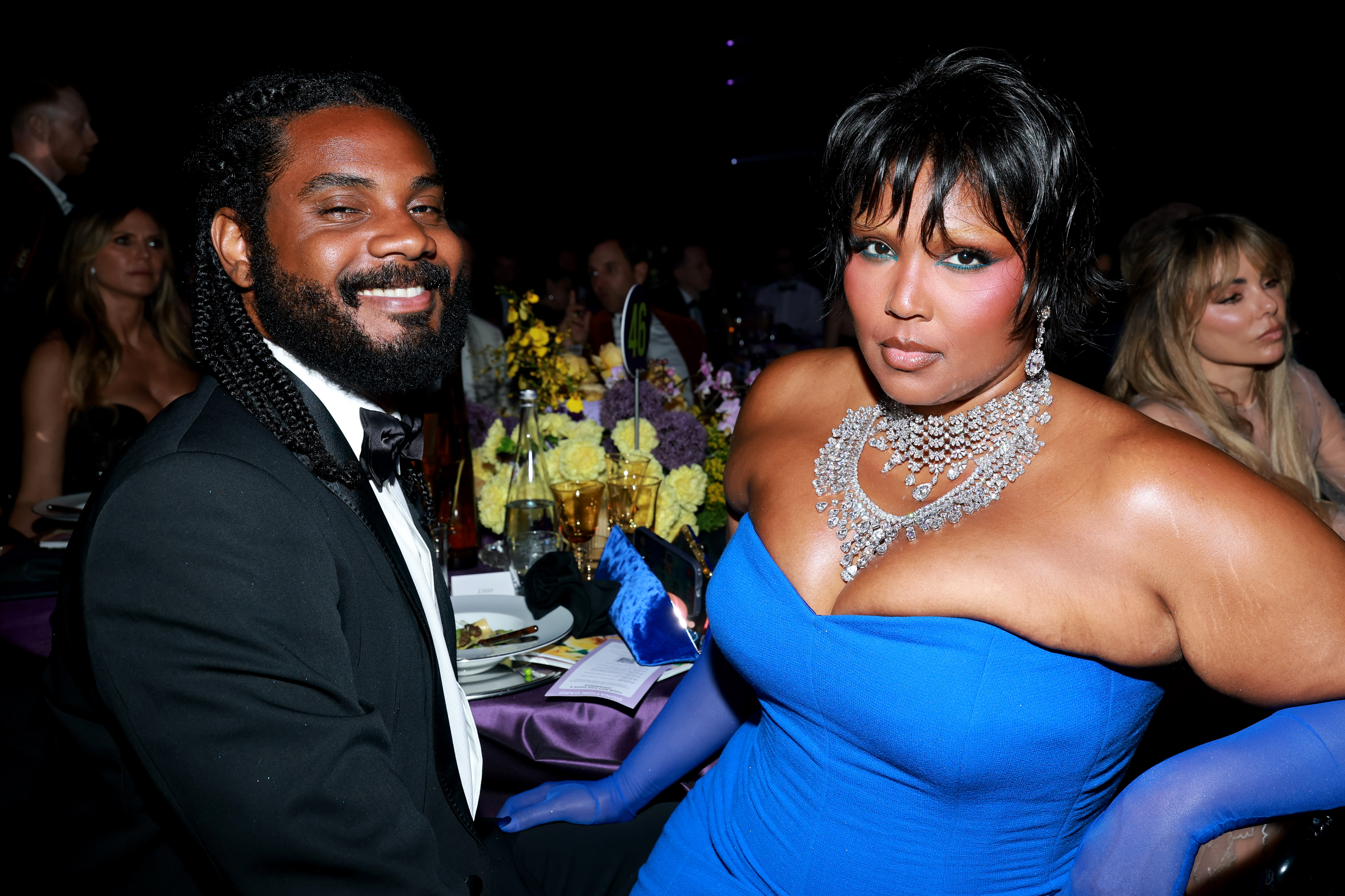 Myke Wright and Lizzo attend the amfAR Gala Cannes presented by Chopard at Hotel du Cap-Eden-Roc on May 21, 2026, in Cap d'Antibes, France | Source: Getty Images