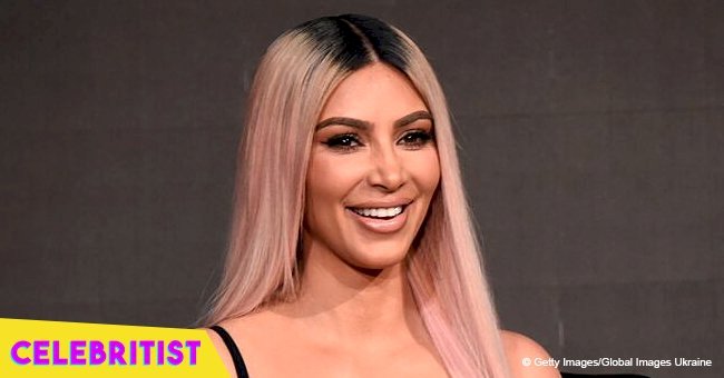 Kim Kardashian mommy-shamed after sharing pic with Chicago without socks & Saint with candy dummy