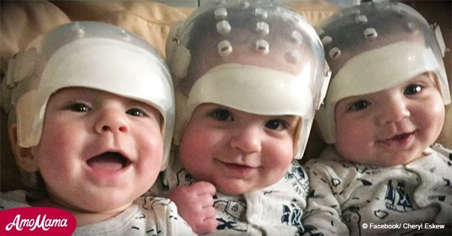 Meet the 'rarest triplets in the world' - these brave little boys have just made history