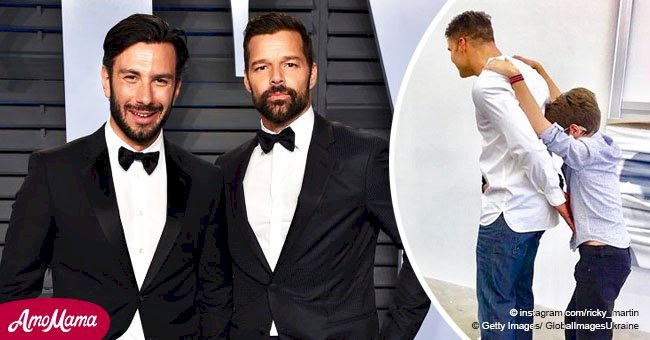 Ricky Martin's husband shared a photo of their sons, showing how big they have grown