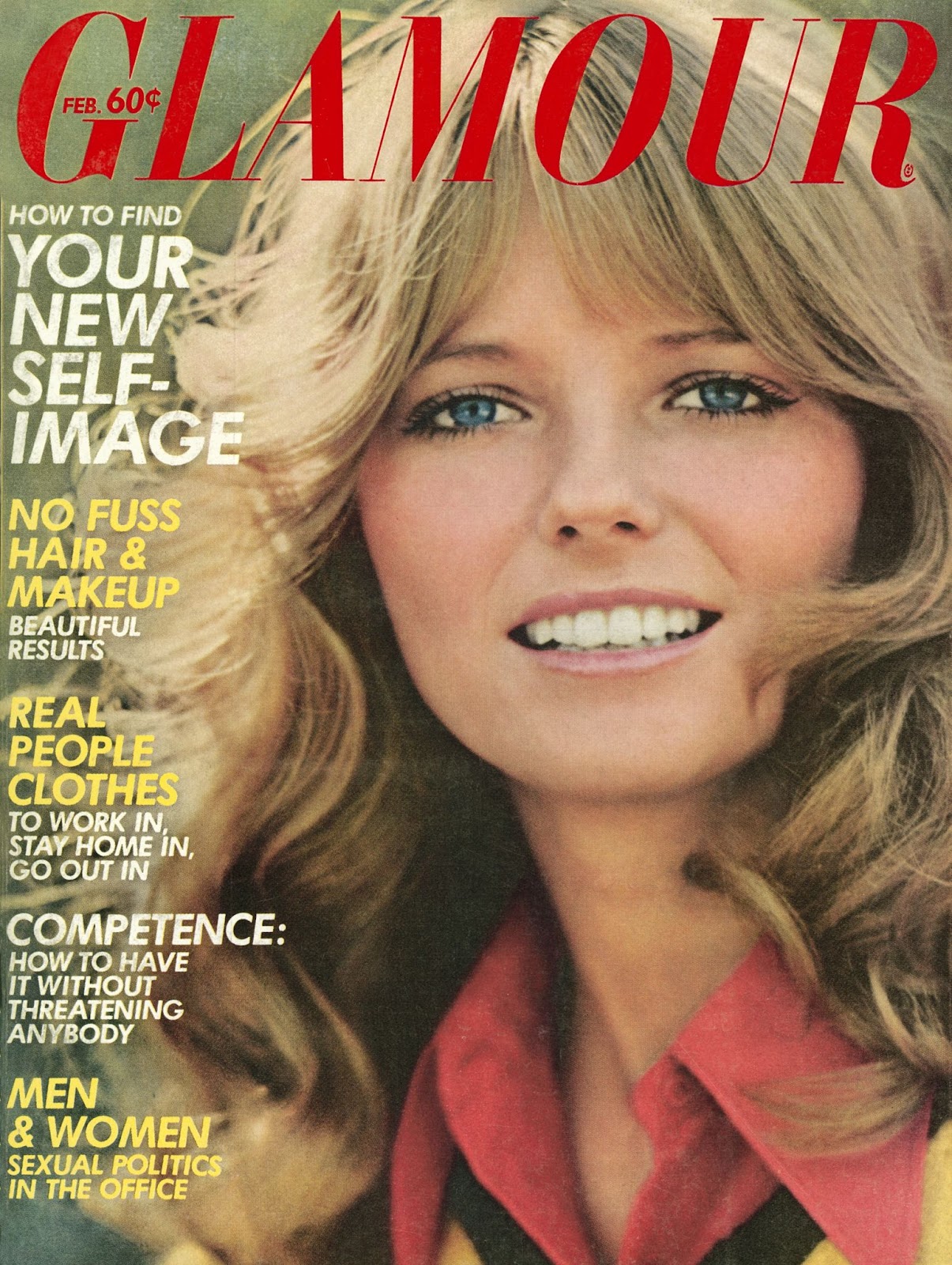 The supermodel on the cover of Glamour Magazine in 1972. | Source: Getty Images