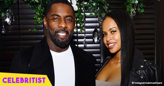 Idris Elba's fiancée flaunts curves in orange mini outfit