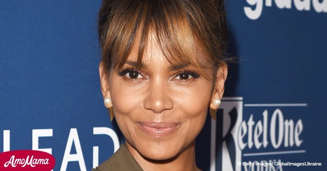 Halle Berry, 51, shows off incredible legs in a dazzling revealing dress