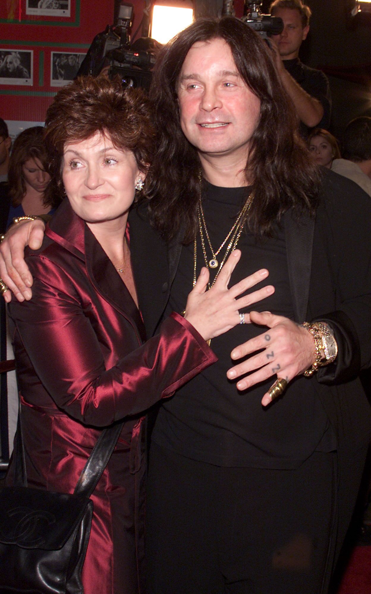 Ozzy Osbourne and his wife Sharon at the premiere of 'Little Nicky' in Los Angeles in 2000 | Photo: Getty Images