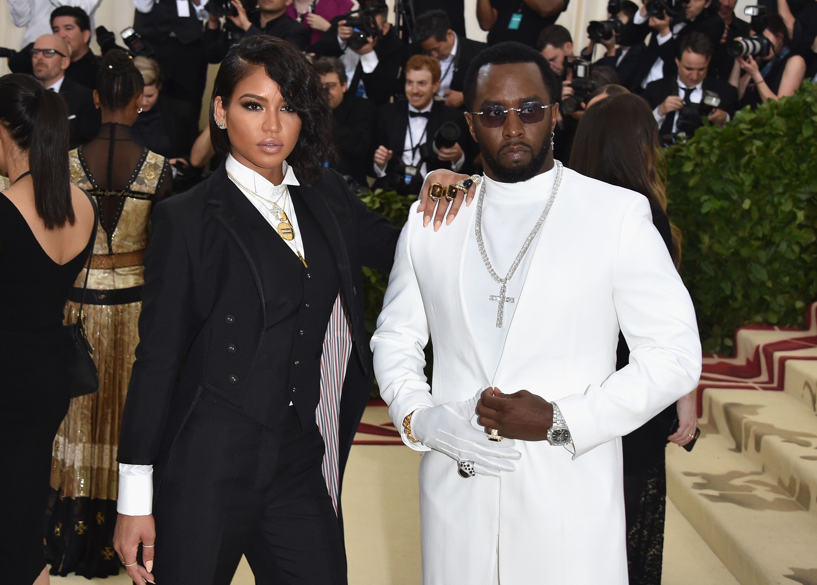 Diddy Combs and Casssie Ventura at the 2018 MET Gala/ Source: Getty Images