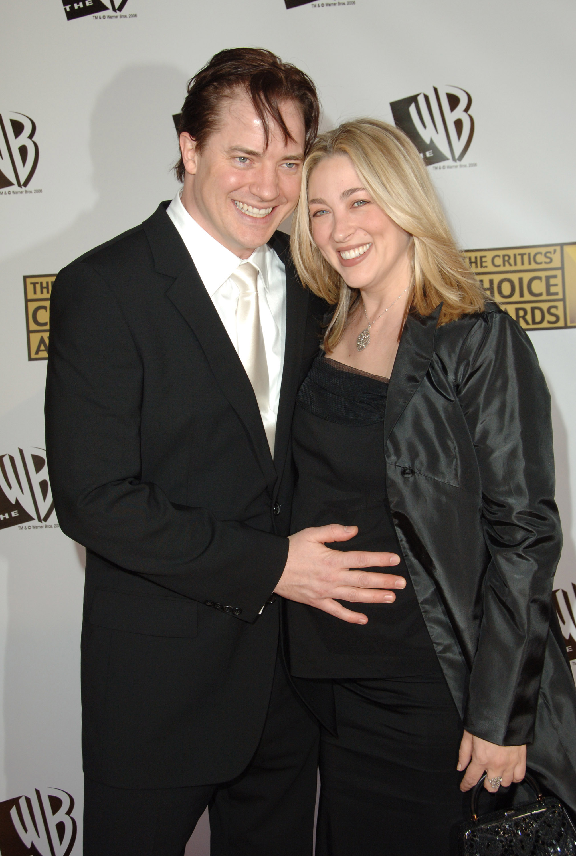 Brendan Fraser and Afton Smith at the 11th Annual Critics' Choice Awards on January 9, 2006, in Santa Monica, California. | Source: Getty Images