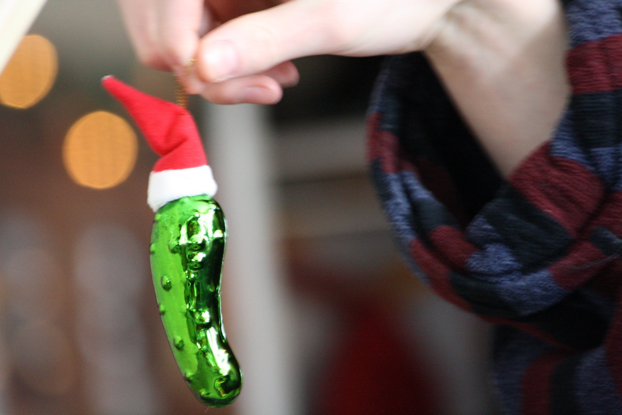 A Christmas pickle. | Source: Flickr