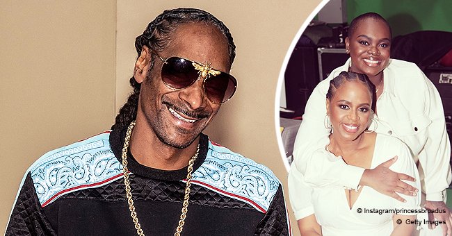 Snoop Doggs Daughter Cori Wife Shante Flash White Smiles While