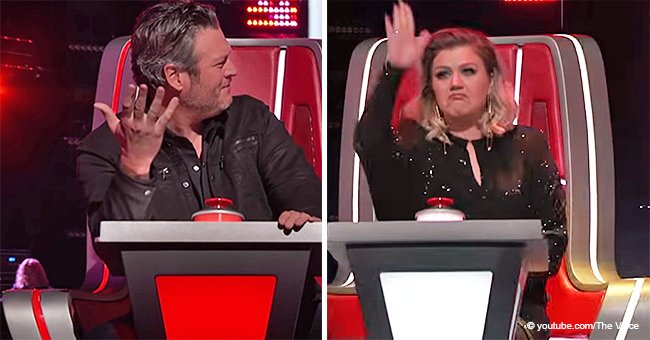 Kelly Clarkson Instantly Pushes the Button after ‘The Voice’ Contestant Barely Sings 3 Words