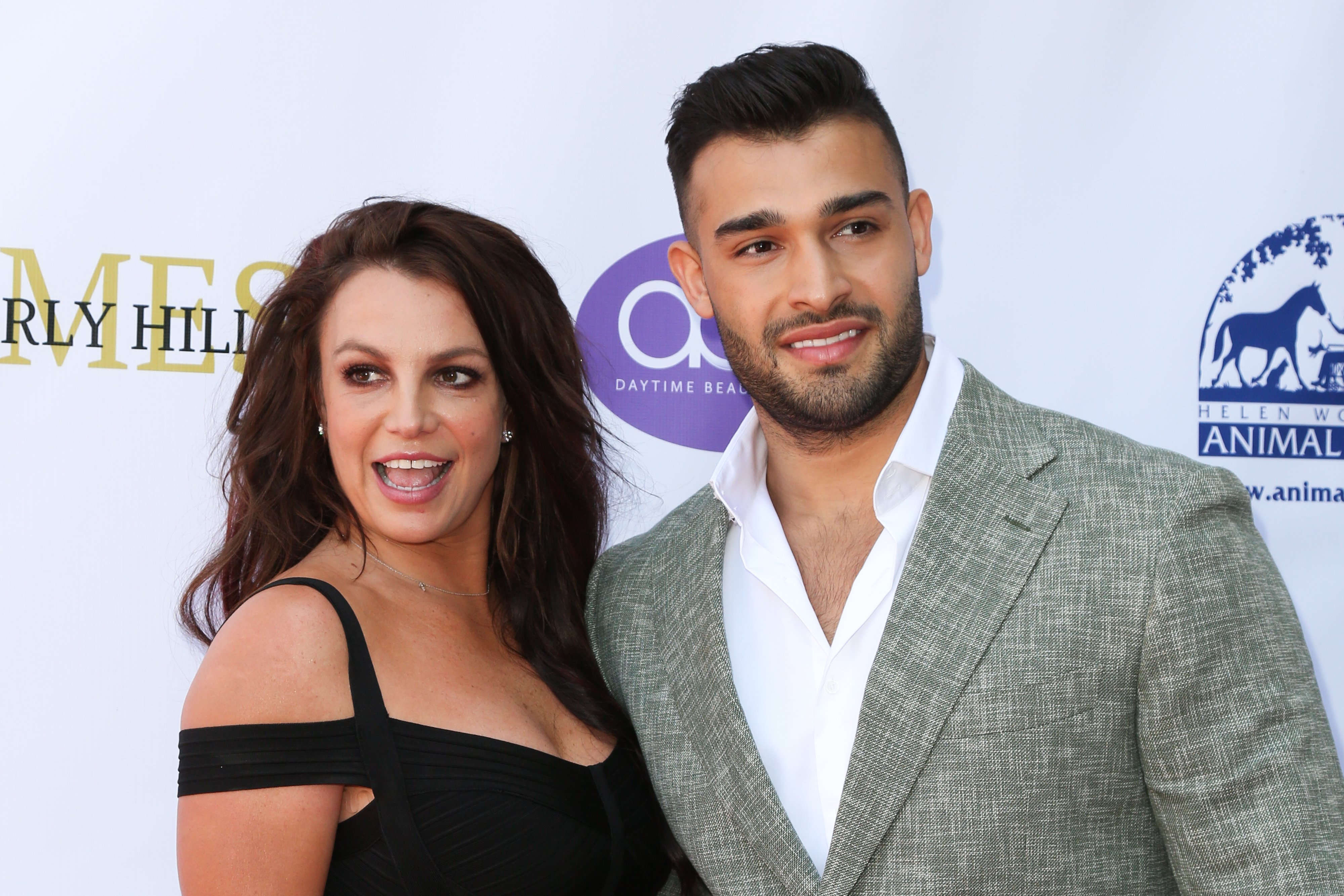 Britney Spears and Sam Ashgari at the 'Daytime Beauty Awards' in L.A., September, 2019. | Photo: Getty Images.