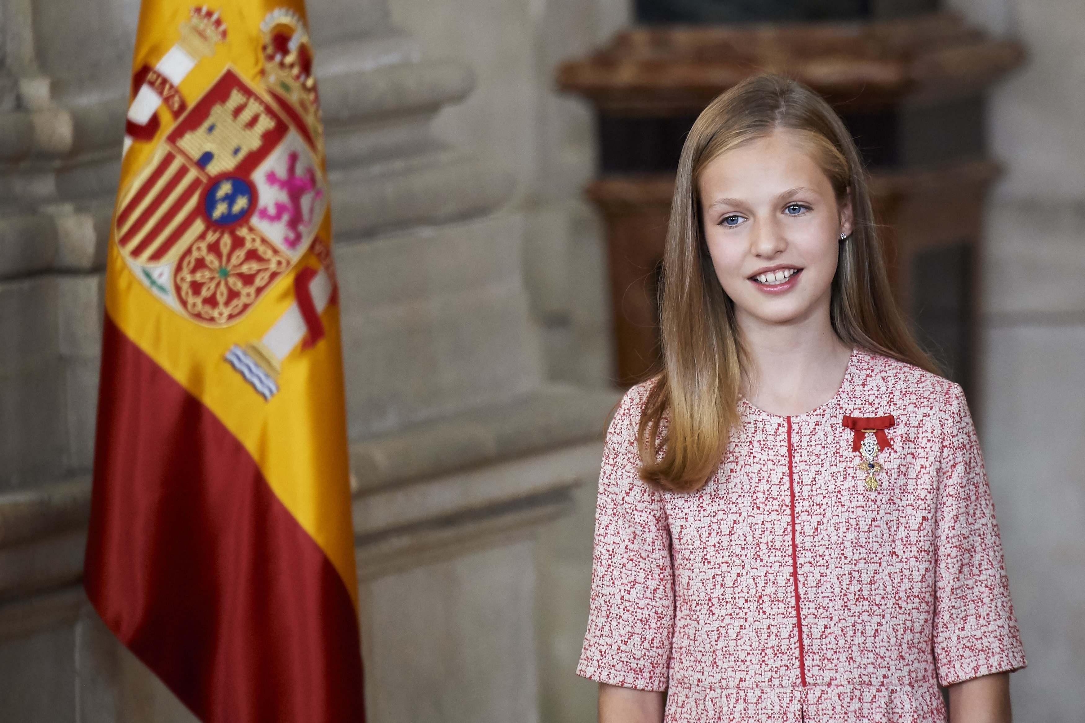 La princesa Leonor de España asiste a ceremonia de la Orden del Mérito Civil en Palacio Real el 19 de junio de 2019 en Madrid. | Foto: Getty Images