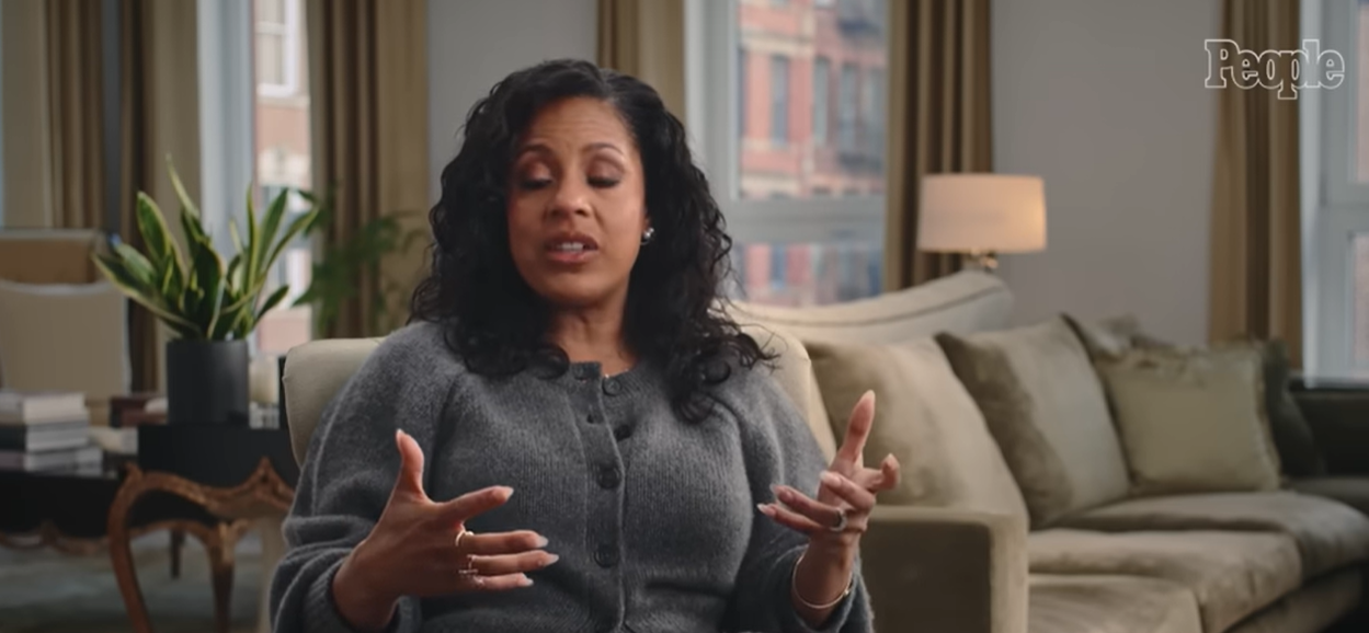 Sheinelle Jones reflects on the time she and her kids spent with her husband in hospice, from a video post dated January 14, 2026. | Source: YouTube/People