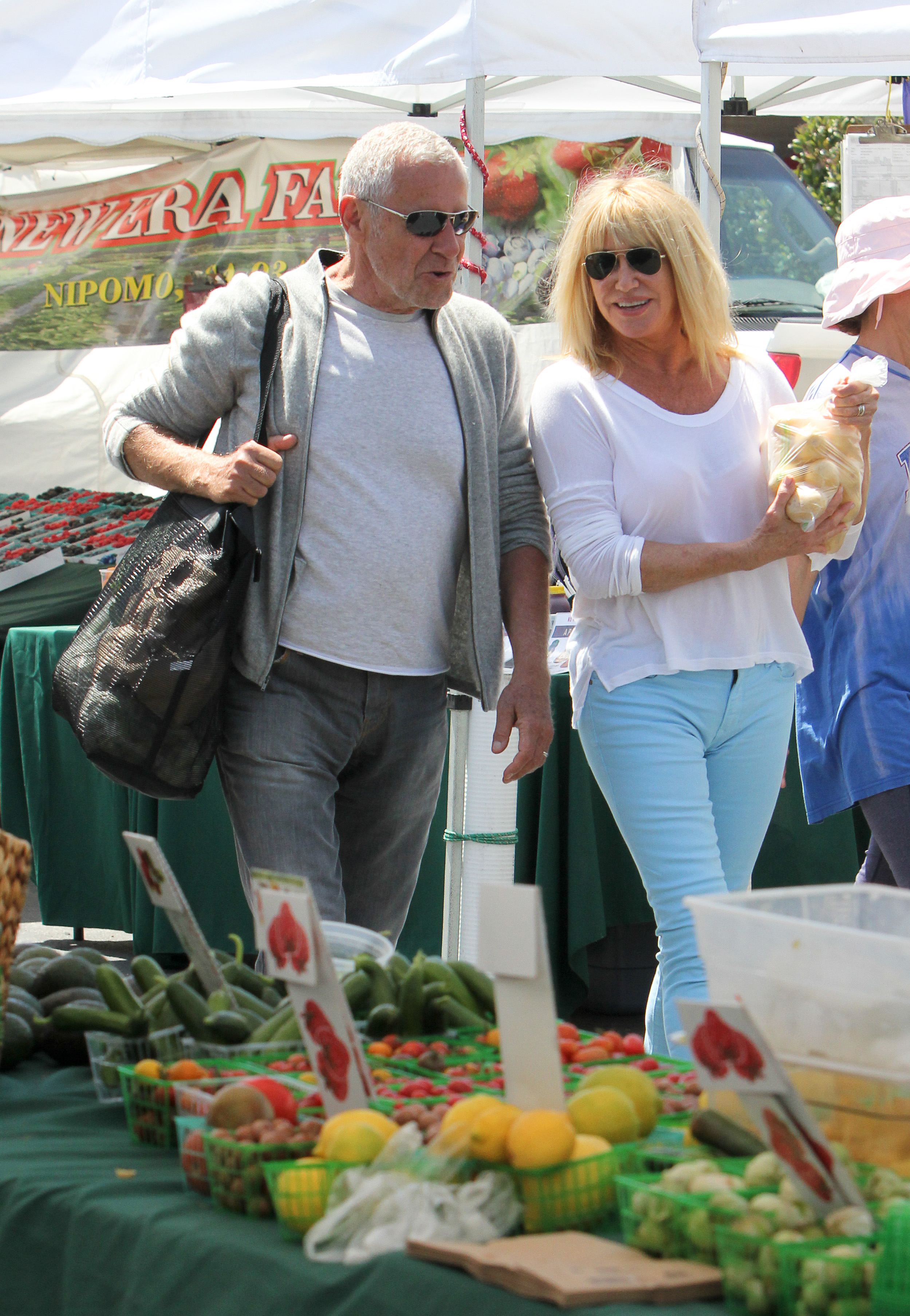 Alan Hamel and Suzanne Somers on June 16, 2013 in Los Angeles, California | Source: Getty Images