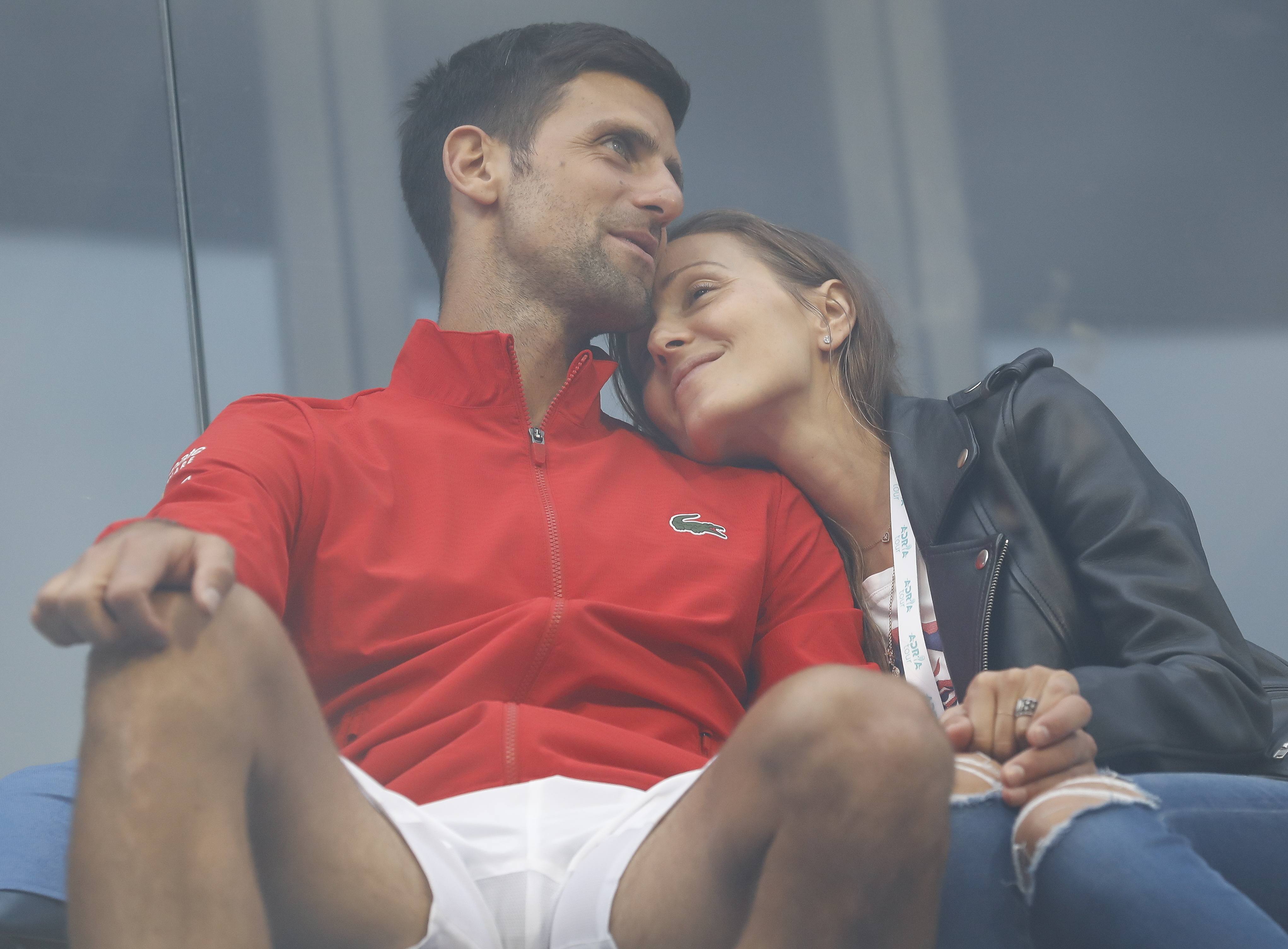 Novak Djokovic and his wife Jelena in Serbia in 2023 | Source: Getty Images