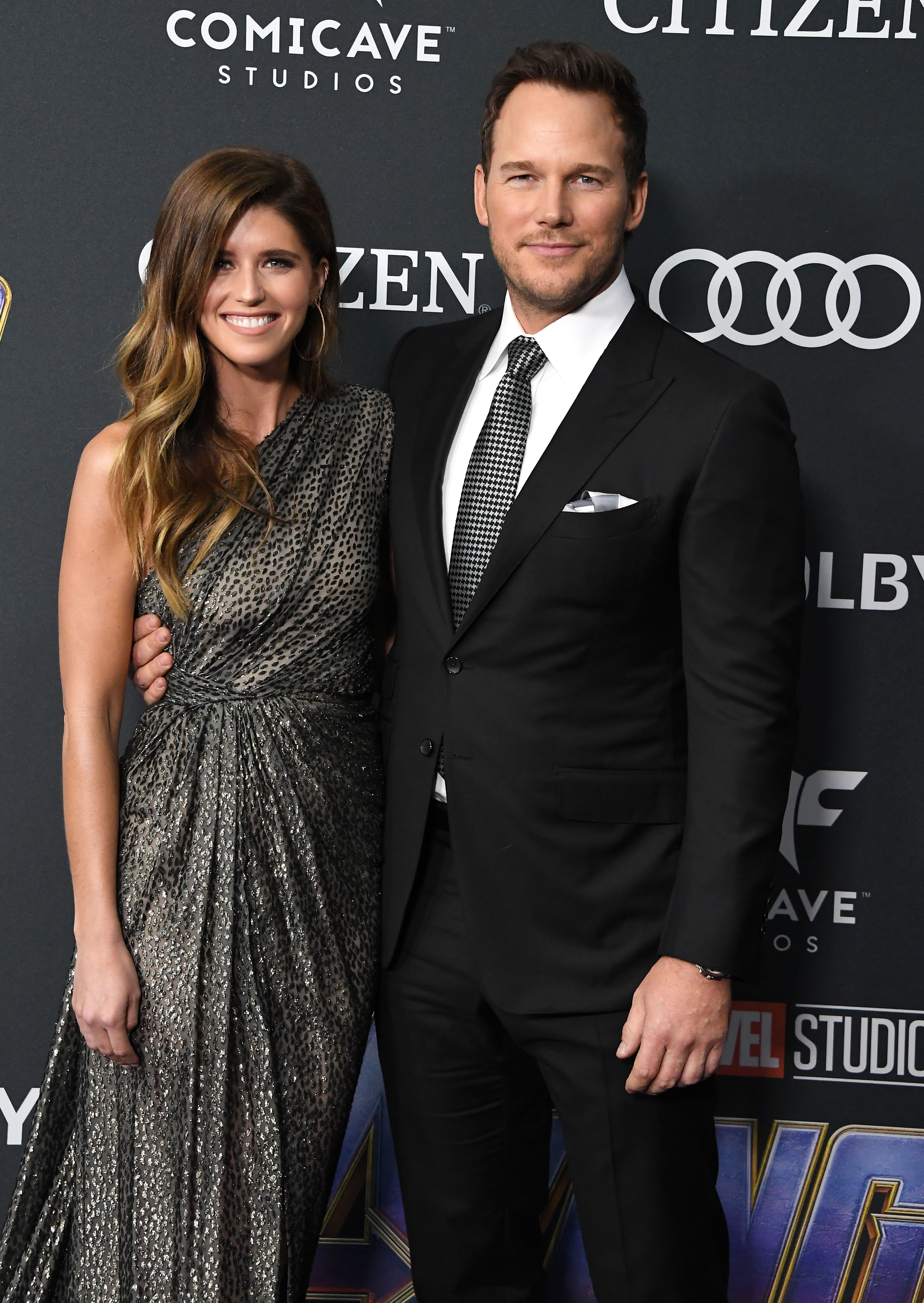 Katherine Schwarzenegger and Chris Pratt arrives at the world premiere Of Walt Disney Studios Motion Pictures "Avengers: Endgame" at Los Angeles Convention Center on April 22, 2019 in Los Angeles, California. | Source: Getty Images