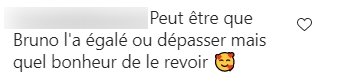 Capture d'écran | Photo : Commentaire Instagram