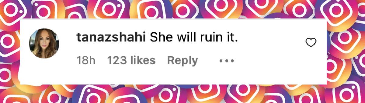 A user comment on Lady Gaga, dated November 14, 2024 | Source: Instagram/entertainmenttonight