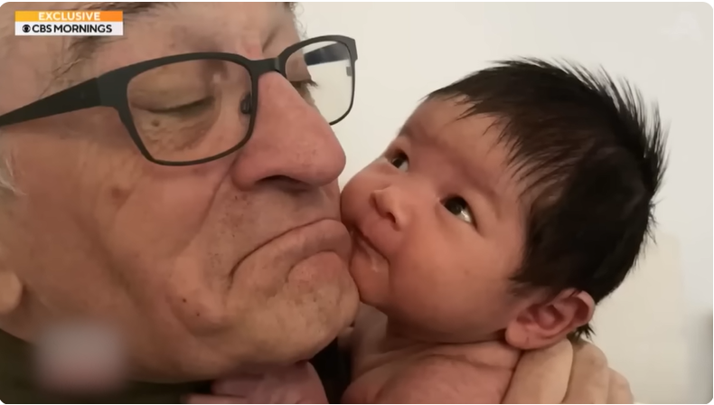 Robert De Niro and his daughter, Gia Virginia Chen-De Niro, from a YouTube video dated January 25, 2024 | Source: Youtube/@AARP