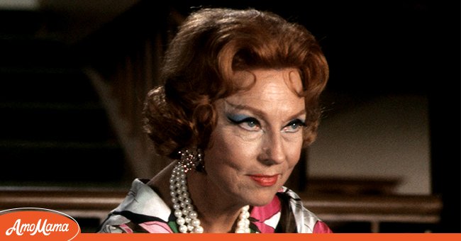 Actress Agnes Moorehead during an episode of the TV sitcom "Bewitched" titled "Naming Samantha's New Baby" aired on October 23, 1969 | Photo: Getty Images