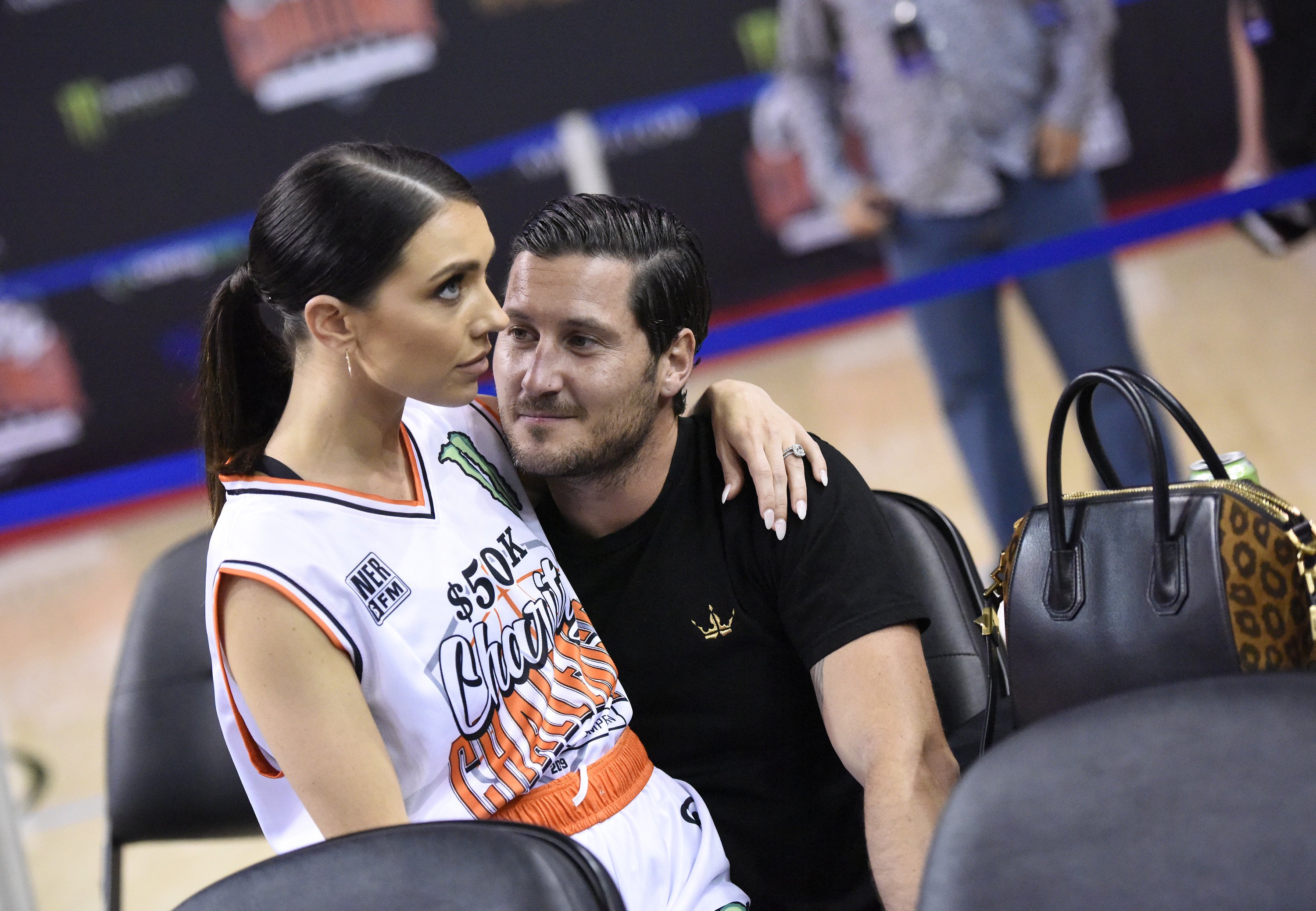 Val Chmerkovskiy and Jenna Johnson attend the Monster Energy $50K Charity Challenge Celebrity Basketball Game at UCLA's Pauley Pavilion on July 08, 2019 in Westwood, California | Source: Getty Images
