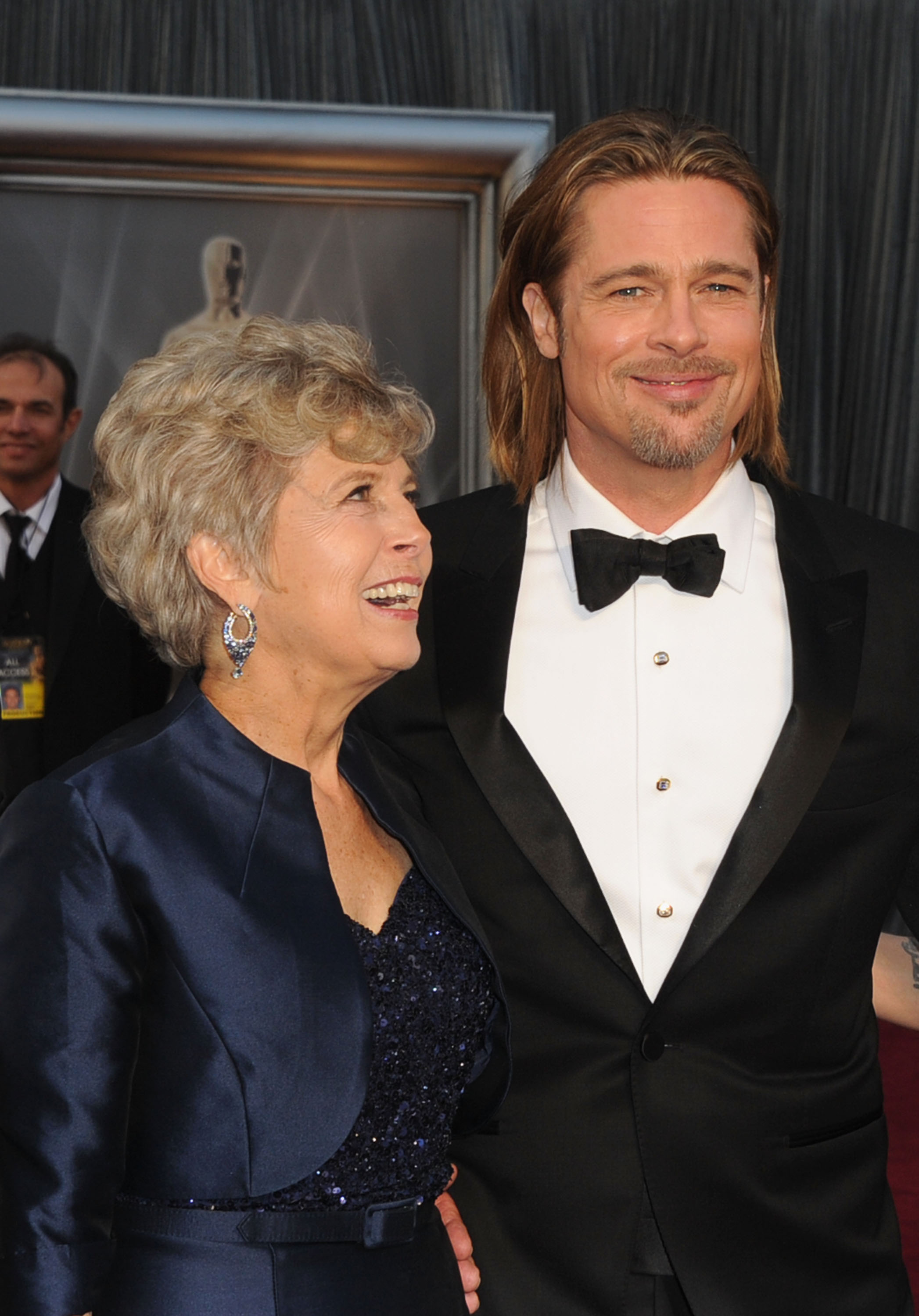 Brad Pitt and his mother Jane Pitt at the 84th Annual Academy Awards, Hollywood & Highland Center, February 26, 2012, Hollywood, California | Source: Getty Images