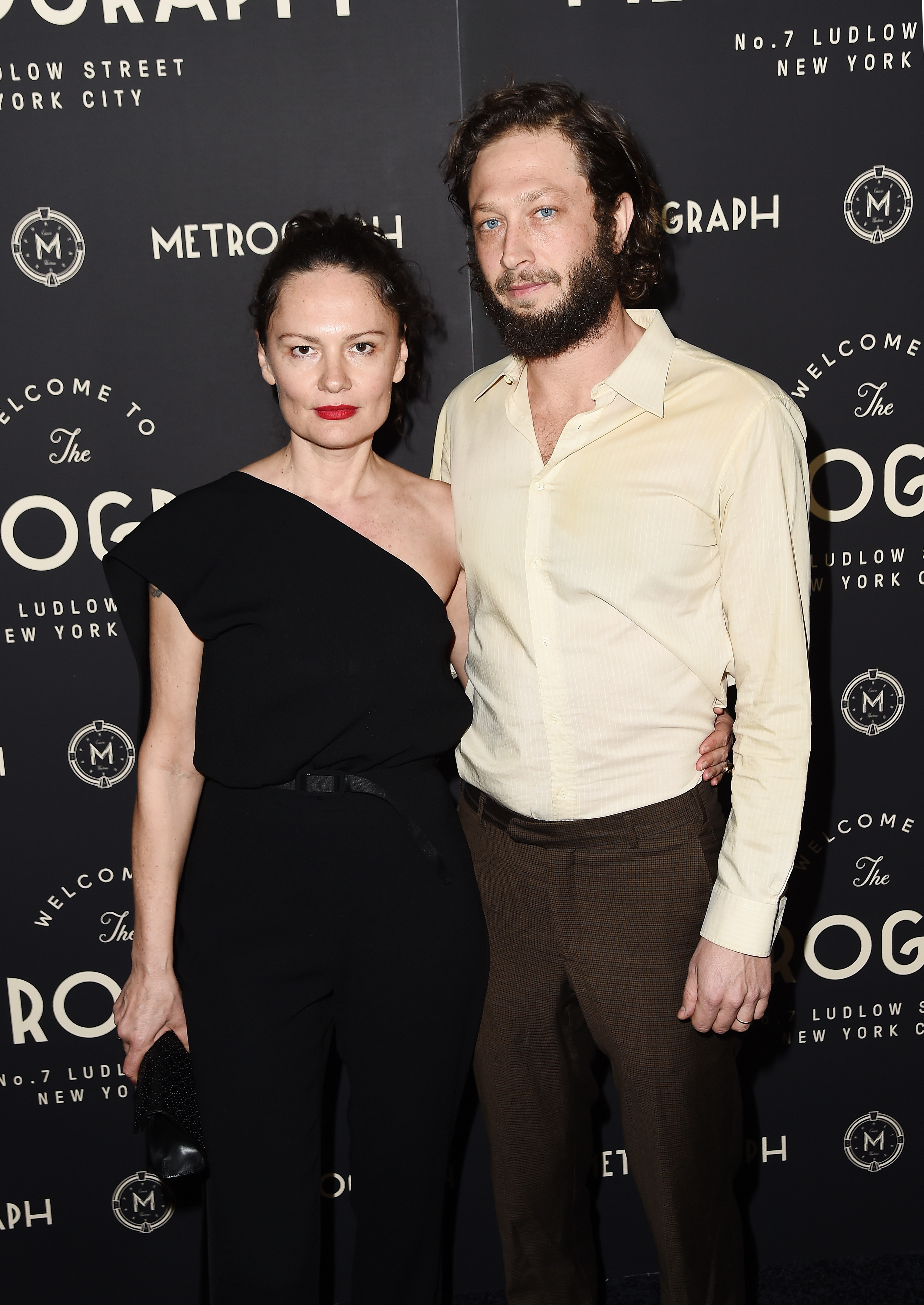Yelena Yemchuk and Ebon Moss-Bachrach at the Metrograph Theater 1st Year Anniversary Party on March 8, 2017, in New York City. | Source: Getty Images