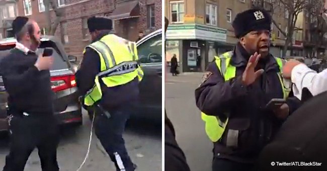 Group of Brooklyn residents harasses black NYPD traffic agent trying to tow car in viral video